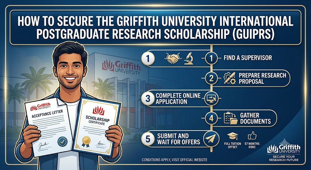 How to Secure the Griffith University International Postgraduate Research Scholarship (GUIPRS)